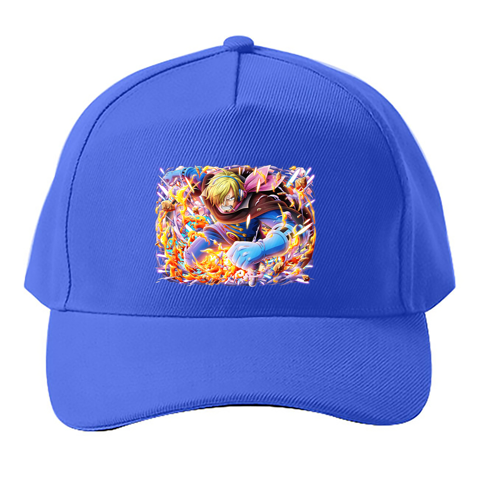 （画像用） ワンピース サンジ ONE PIECE Sanji ベースボールキャップ 綿100％ 男女兼用 帽子 スポーツ